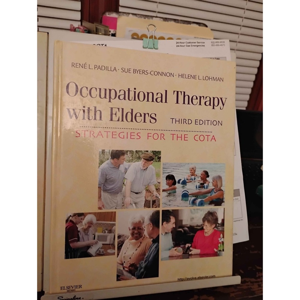 Elsevier Mosby Occupational Therapy with Elders 3rd Ed Textbook Padilla
